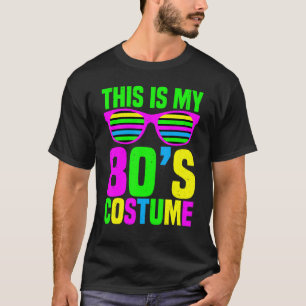 Camiseta Esta es mi música clásica de disfraces de los 80 n