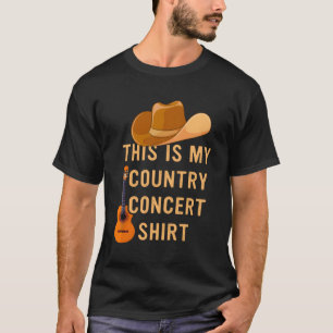 Camiseta Esta es mi música country Concer