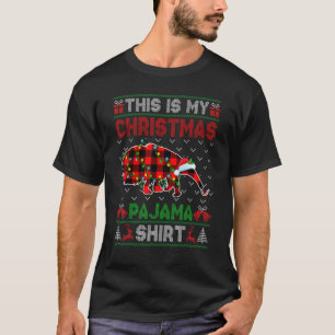 Camiseta Esta es mi Navidad Anteater Pajama Xmas Lights