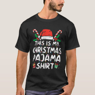 Camiseta Esta es mi Navidad Pajama Divertido Navidad Pjmas