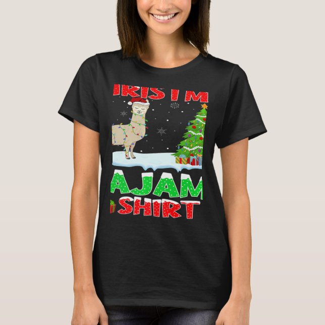 Camiseta Esta es mi Navidad Pajama Iluminando Llama Xmas Tr (Anverso)