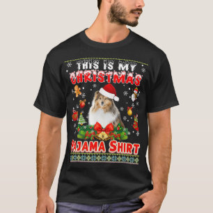 Camiseta Esta es mi Navidad Pajama Sheltie Perg Ugly Swea