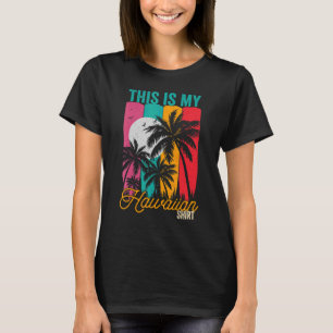 Camiseta Esta Es Mi Palmas Retro De Hawaii Aloha Ha