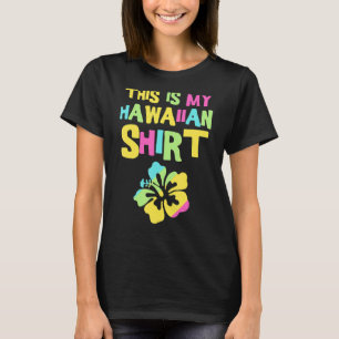 Camiseta Esta Es Mi Parte Tropical De Familia Hawaiana