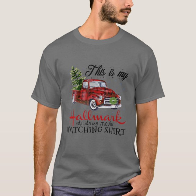 Camiseta Esta es mi película de Hallmãrks viendo Navidades (Anverso)