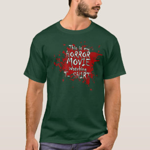 Camiseta Esta es mi película de terror viendo la familia de