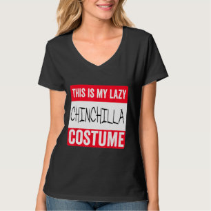 Camiseta Esta es mi perezosa Chinchilla disstume Halloween