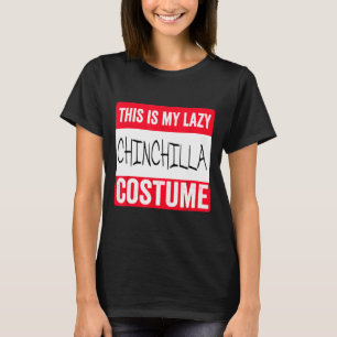 Camiseta Esta es mi perezosa Chinchilla disstume Halloween