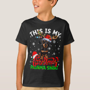 Camiseta Esta Es Mi Perrita Dachshund Fea Pijama De Navidad