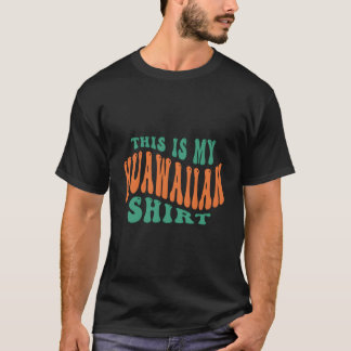 Camiseta Esta Es Mi Pi Hawaiian Tropical Luau