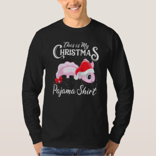 Camiseta Esta Es Mi Pijama De Axolotl De Navidad Para Chico