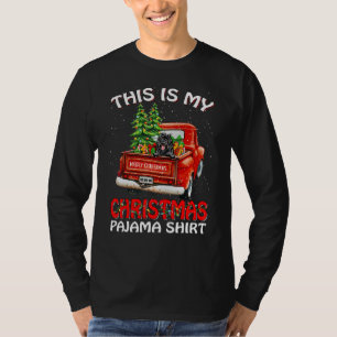 Camiseta Esta Es Mi Pijama De Navidad Camión Portugués Rojo