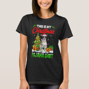 Camiseta Esta Es Mi Pijama De Navidad Jack Russell Terrier