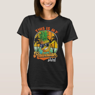 Camiseta Esta Es Mi Piña De Danzar En La Playa Hawaiana Gaf