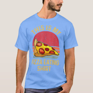 Camiseta Esta es mi pizza    comiendo pizza amante 