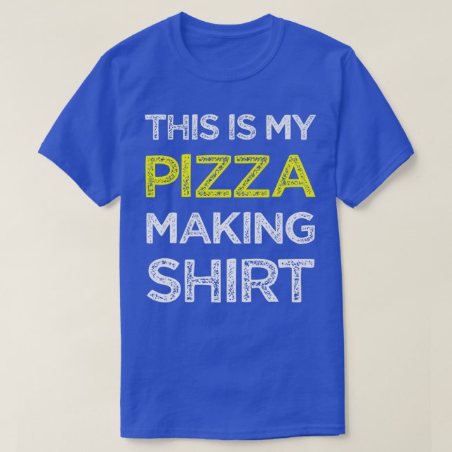Camiseta Esta Es Mi Pizza Fabricando Pizza Maker 1786  (Diseño del anverso)