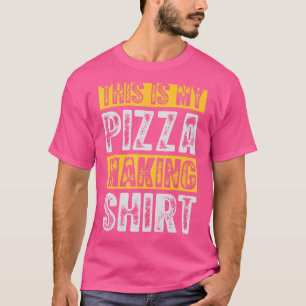 Camiseta Esta Es Mi Pizza Haciendo Pizza Italiana Pizzaholi