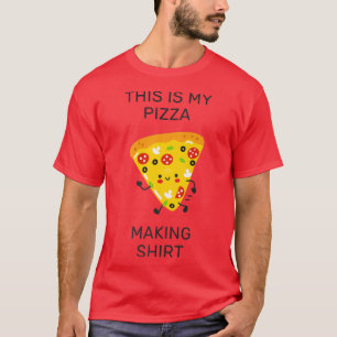 Camiseta Esta Es Mi Pizza Haciendo Pizza Shirza Maker Premi