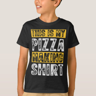Camiseta Esta Es Mi Pizza Haciendo Pizzaholic Italiano Pizz