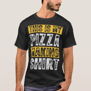 Camiseta Esta Es Mi Pizza Haciendo Pizzaholic Italiano Pizz