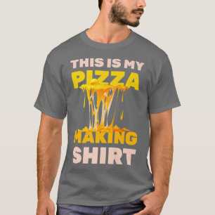 Camiseta Esta Es Mi Pizza Haciendo Premium A Shirza Pizza M