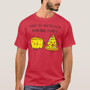 Camiseta Esta Es Mi Pizza Haciendo Premium A Shirza Pizza M