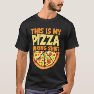Camiseta Esta Es Mi Pizza Haciendo Que El Chef De Shirza Pi