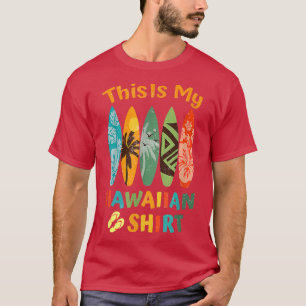 Camiseta Esta Es Mi Playa Hawaii De Camisas Luau Aloha Hawa