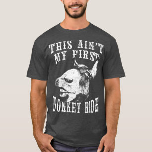 Camiseta Esta es mi primera cita graciosa de Donkey Ride