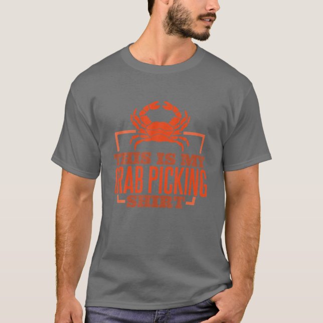 Camiseta Esta Es Mi Recogida De Cangrejo, La Pesca De Cangr (Anverso)