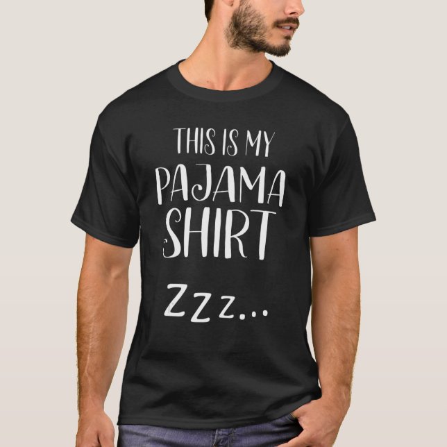 Camiseta Esta Es Mi Sleepover De Pajama (Anverso)