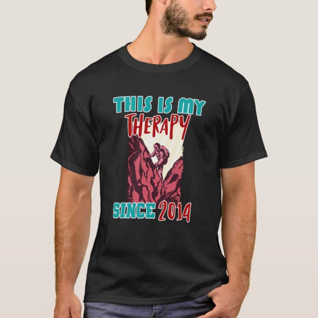 Camiseta Esta es mi terapia desde 2014 (Anverso)