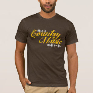 Camiseta ésta es música country y hacemos