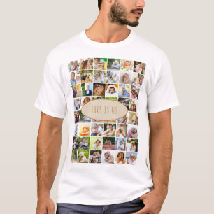 Camiseta Esta Es Nuestra 40 Foto Collage Reunión Familiar