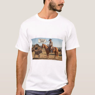 Camiseta Esta es una divertida gráfica de vaquero y burro