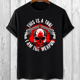 Camiseta Esta es una herramienta que soy el arma, el amante