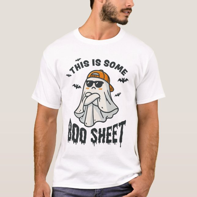 Camiseta Esta es una hoja de boo de Chiste divertida de Hal (Anverso)