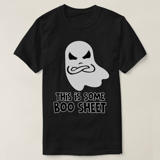 Camiseta Esta Es Una Hoja De Boo De Halloween (Diseño del anverso)