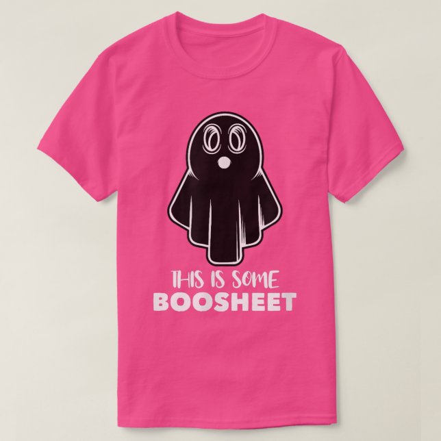 Camiseta Esta Es Una Hoja De Boo De Halloween En La Sensaci (Diseño del anverso)