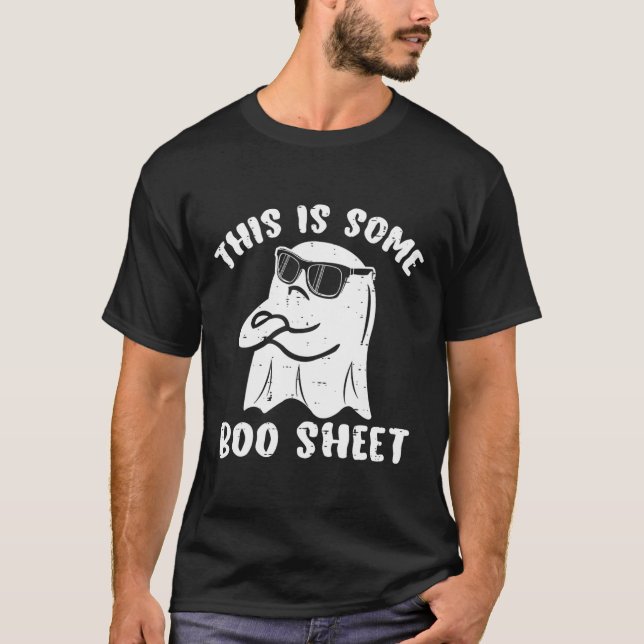 Camiseta Esta Es Una Hoja De Boo De Halloween Ghost Fun Reg (Anverso)