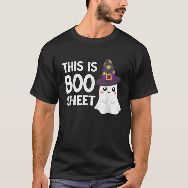 Camiseta Esta es una hoja de boo divertida para el fantasma (Anverso)