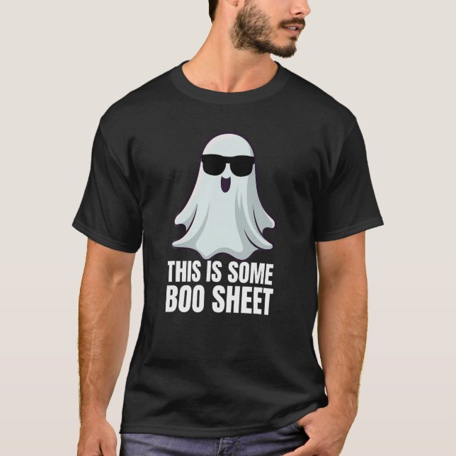 Camiseta Esta Es Una Hoja De Boo Fantasma Halloween (Anverso)