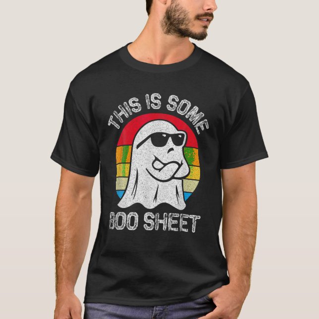 Camiseta Esta Es Una Hoja De Boo Fantasma Halloween (Anverso)