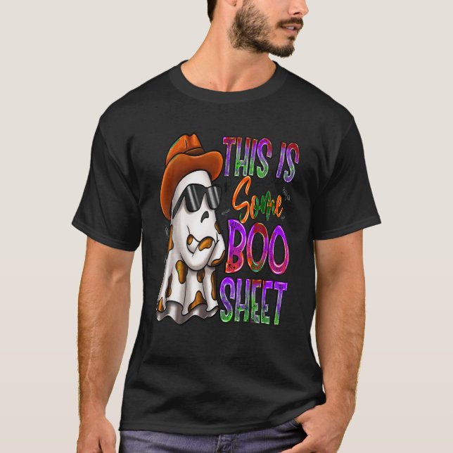 Camiseta Esta Es Una Hoja De Boo Fantasma Halloween (Anverso)