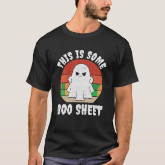 Camiseta esta es una hoja de boo genial fantasma divertido 