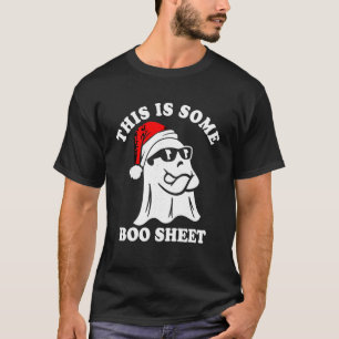 Camiseta Esta Es Una Hoja De Boo Ghost Xmas Divertido Disfr
