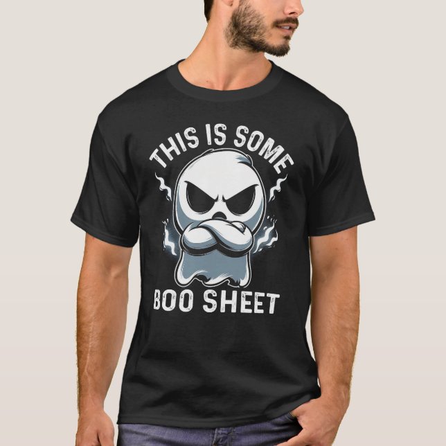 Camiseta Esta Es Una Hoja De Boo Graciosa Halloween (Anverso)
