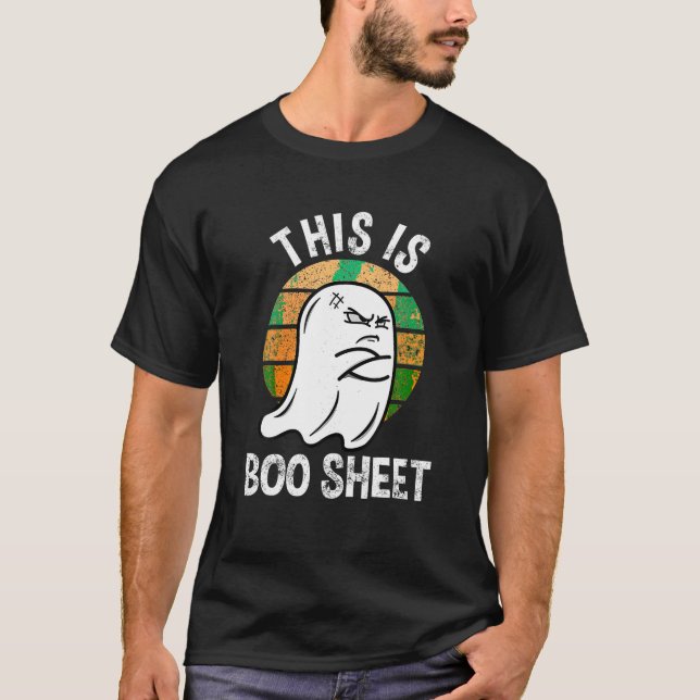 Camiseta Esta Es Una Hoja De Boo Graciosa Vestimenta Fantas (Anverso)