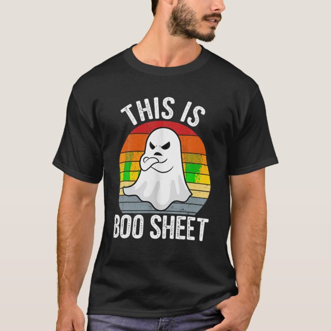 Camiseta Esta Es Una Hoja De Boo Graciosa Vestimenta Fantas (Anverso)