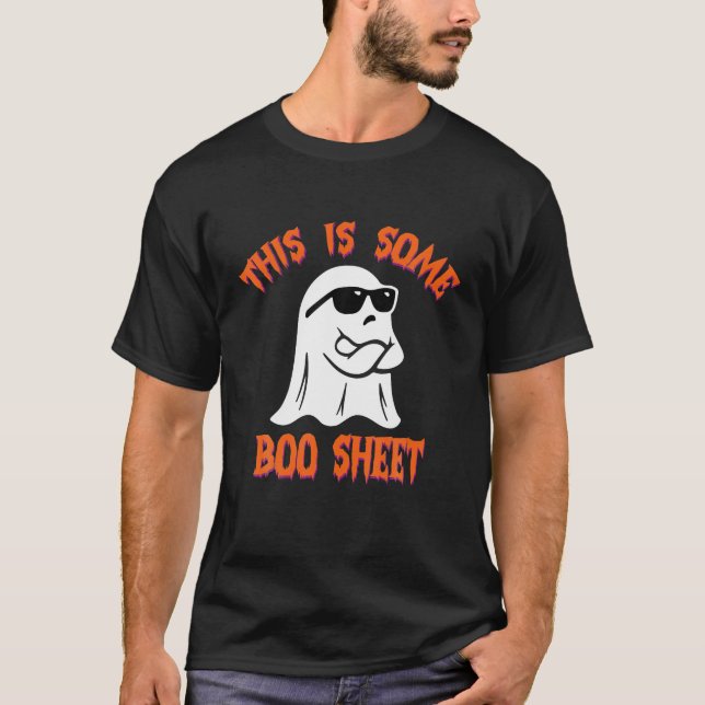 Camiseta Esta es una hoja de boom de Halloween Guay Ghost F (Anverso)
